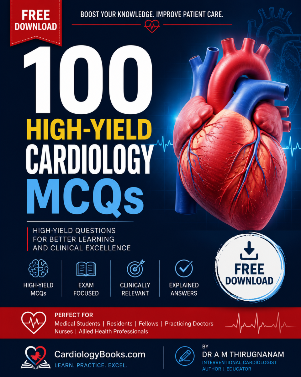 Free Cardiology MCQs download-cardiologybooks.com